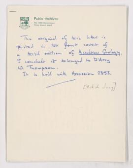 Letter, 11 November 1880