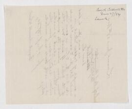 Letter from Boyd Caldwell & Co. to B.J. Harrington, written from Lanark, Ontario.
