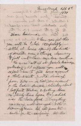 Letter, 8 September 1870