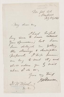 Letter, 25 February 1861