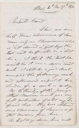 Letter, 27 April 1870