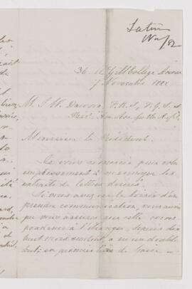 Letter, 7 November 1882
