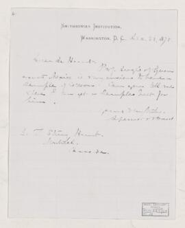 Letter, 30 December 1878