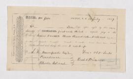 Bill of exchange, 13 July 1837