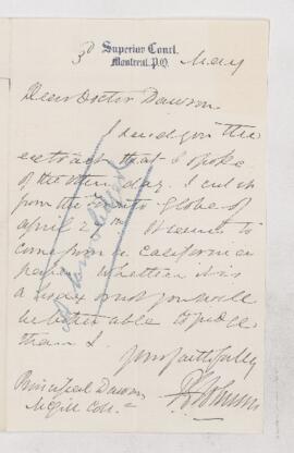 Letter, 3 May 1881