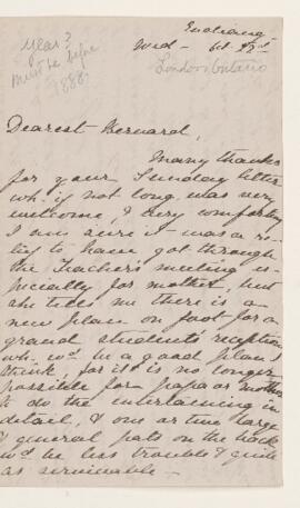 Letter, 22 October 1888