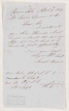 Letter, 9 April 1857