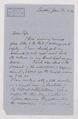 Letter, 19 January 1871