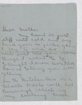 Child's letter from Eva