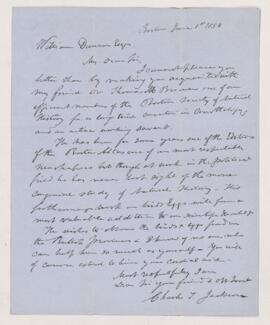 Letter, 1 June 1850