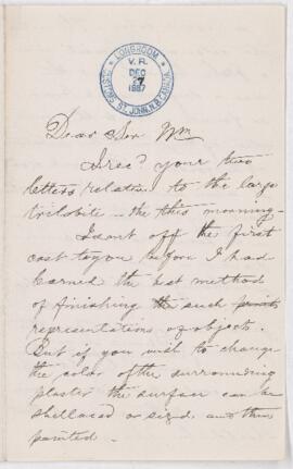 Letter, 27 December 1887