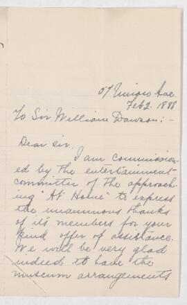 Letter, 2 February 1888