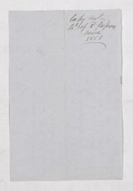Account, 27 November 1857