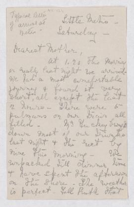 Letter from Clare Harrington