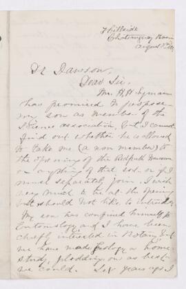 Letter, 2 August 1882