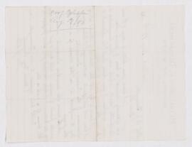 Letter from Thos. Egleston to B.J. Harrington, written from New York.
