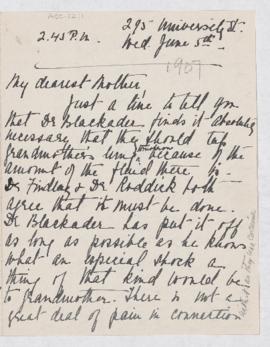 Letter, 5 June 1907