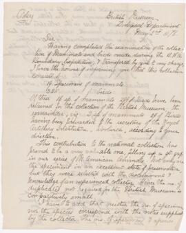 Letter, 2 May 1876