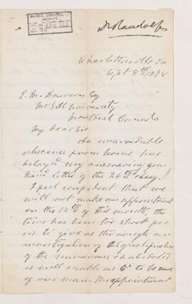 Letter, 8 September 1878
