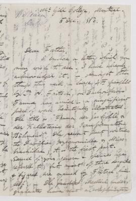 Letter, 5 December 1883