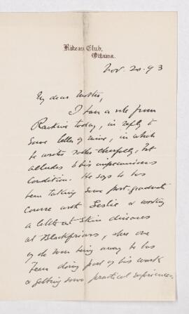 Letter, 20 November 1893