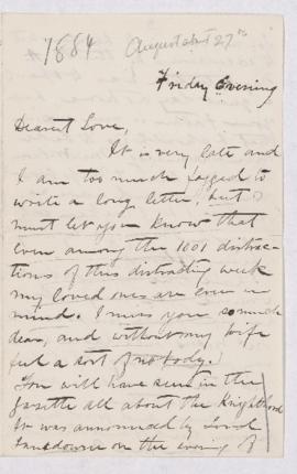Undated letter from B. J. Harrington.