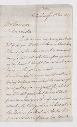 Letter, 8 December 1877