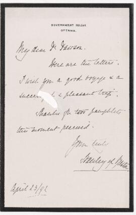 Letter, 23 April 1892