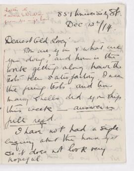 Letter, 12 December 1914