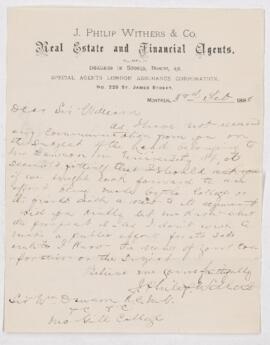 Letter, 3 February 1888