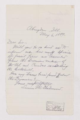 Letter, 6 May 1880