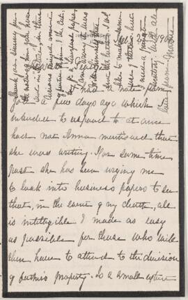 Letter, 27 February 1901