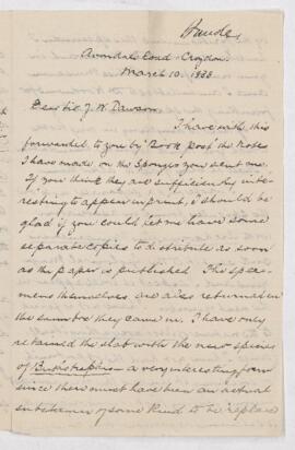 Letter, 10 March 1888