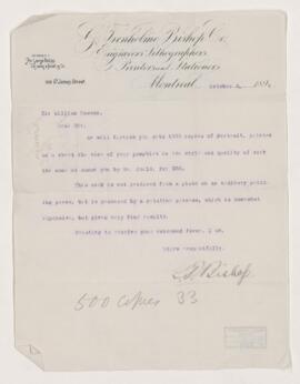 Letter, 5 October 1894
