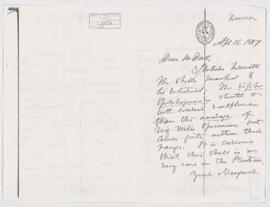 Letter, 16 April 1887