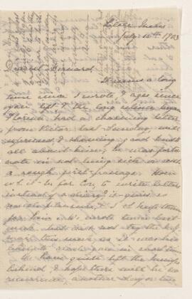 Letter, 15 July 1903