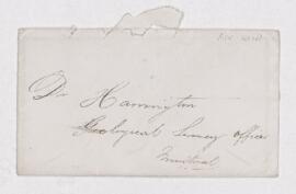 Letter from John Stewart to B.J. Harrington.