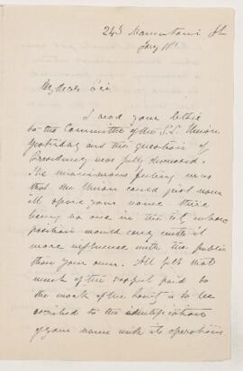 Letter, 11 January 1876