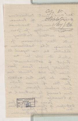 Letter, 21 August 1896
