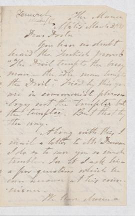 Letter, 30 March 1881