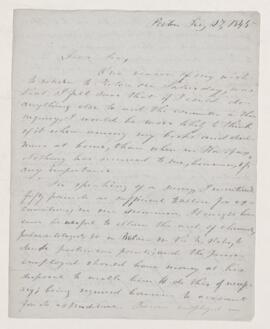 Letter, 27 February 1845