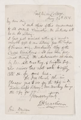 Letter, 24 January 1878