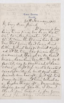 Letter, 30 January 1889