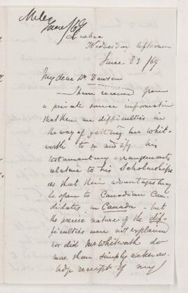 Letter, 23 June 1869