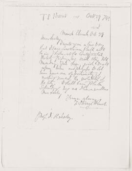 Letter, 29 October 1874