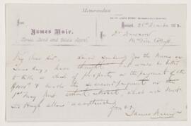 Letter, 26 December 1872