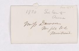 Letter, 21 April 1870