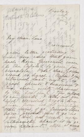 Letter, 1882