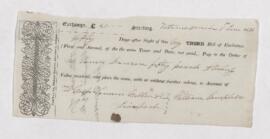 Bill of exchange, 11 June 1836