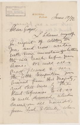 Letter, 10 June 1892